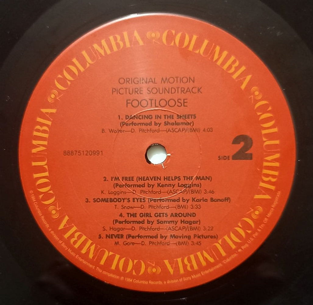 Footloose - Original Soundtrack of the Paramount Motion Picture (LP Vinyl) Vinyl Record