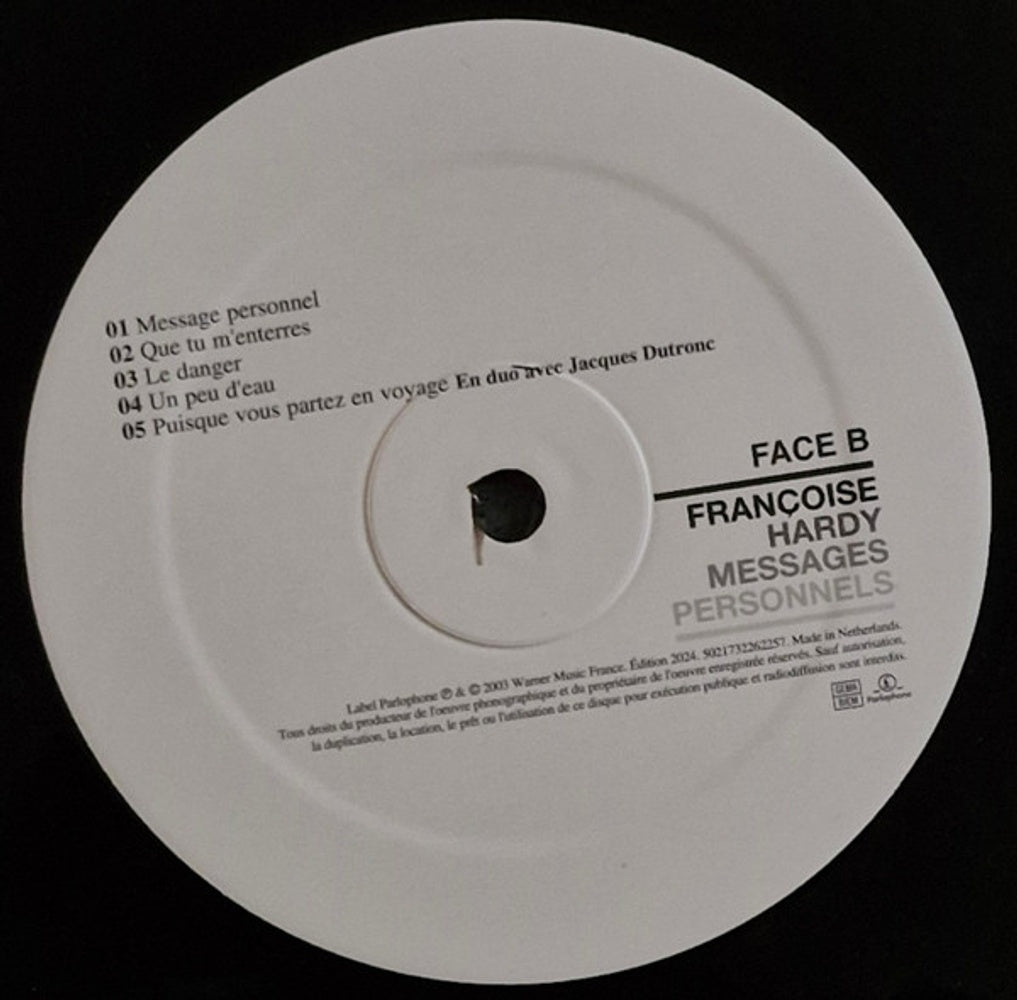 Francoise Hardy – Messages Personnels (LP Vinyl) Vinyl Record
