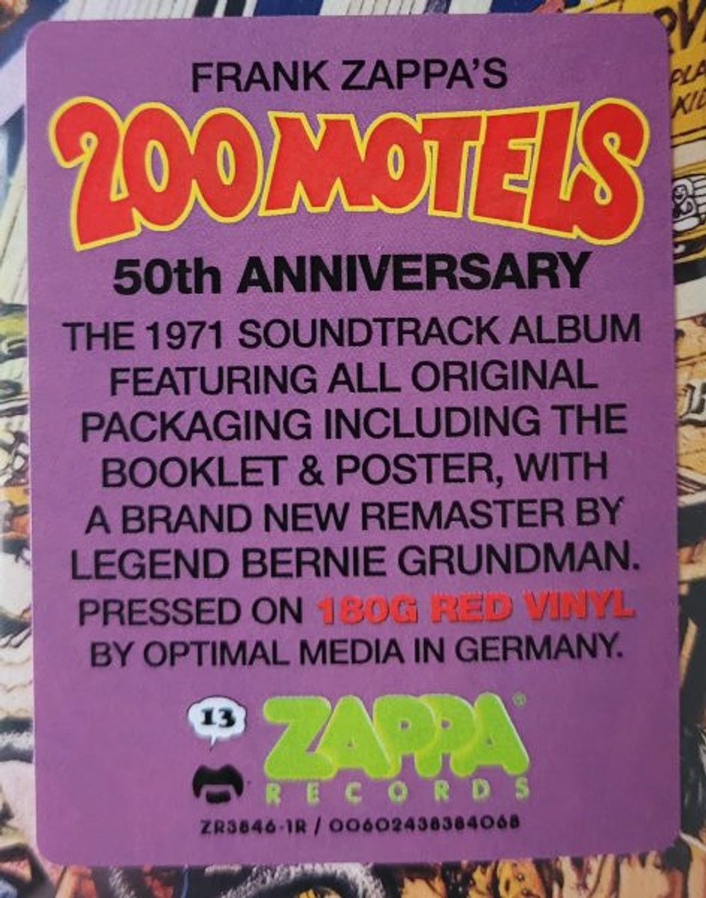 Frank Zappa - 200 Motels (2-LP Vinyl) Vinyl Record
