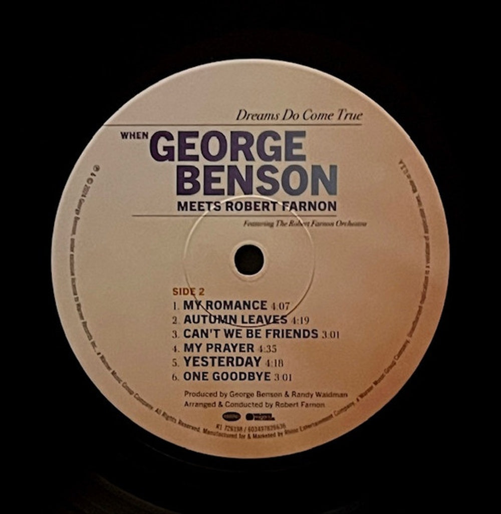 George Benson – Dreams Do Come True: George Benson Meets Robert Farnon (LP Vinyl) Vinyl Record