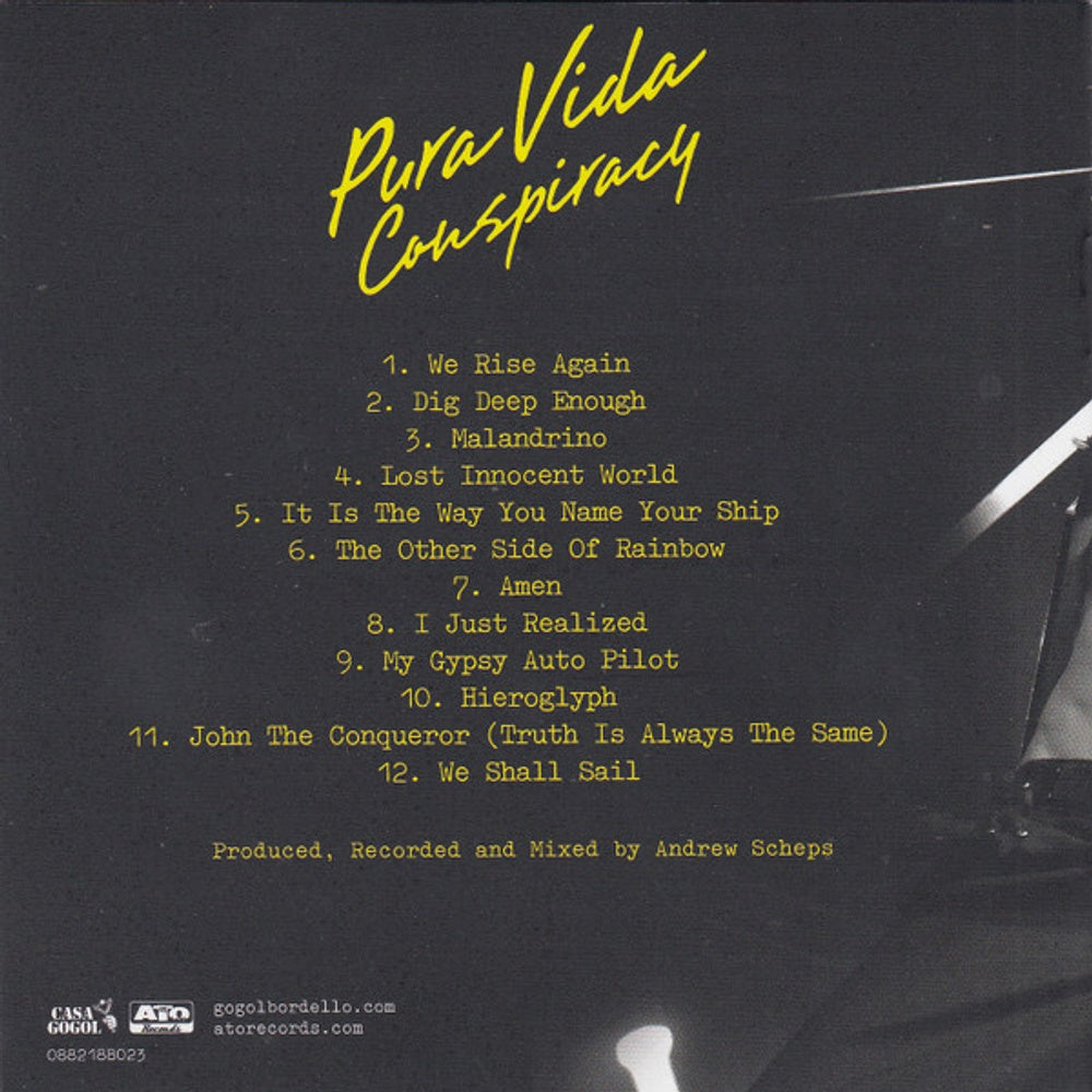 Gogol Bordello – Pura Vida Conspiracy Music CD