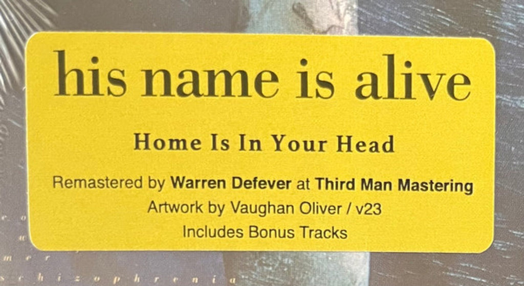 His Name Is Alive – Home Is In Your Head Music CD