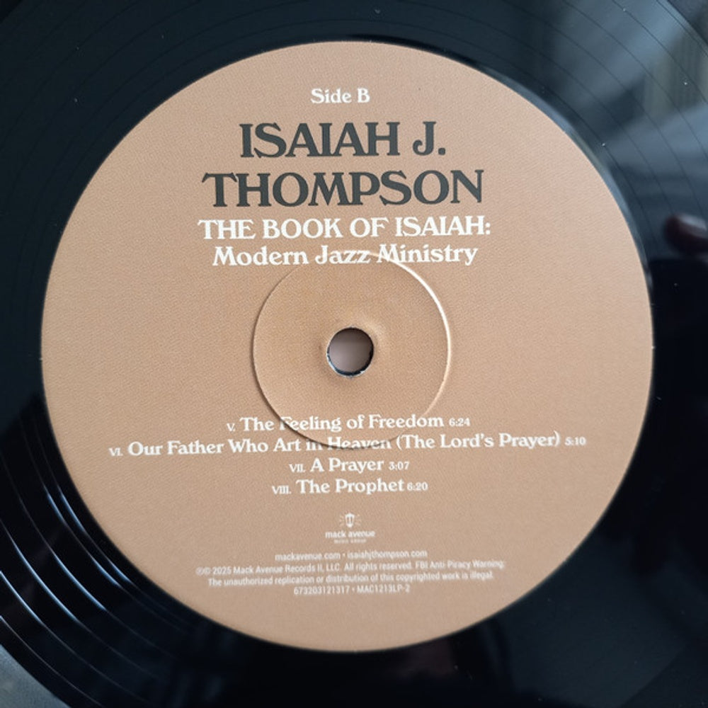 Isaiah J. Thompson – The Book Of Isaiah: Modern Jazz Ministry (LP Vinyl) Vinyl Record
