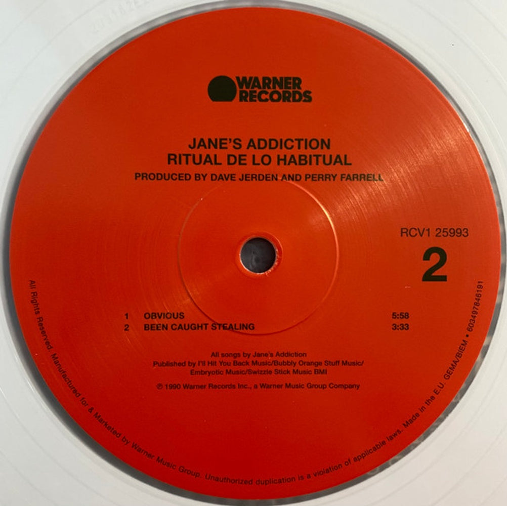 Jane's Addiction – Ritual De Lo Habitual (2-LP Vinyl) Vinyl Record