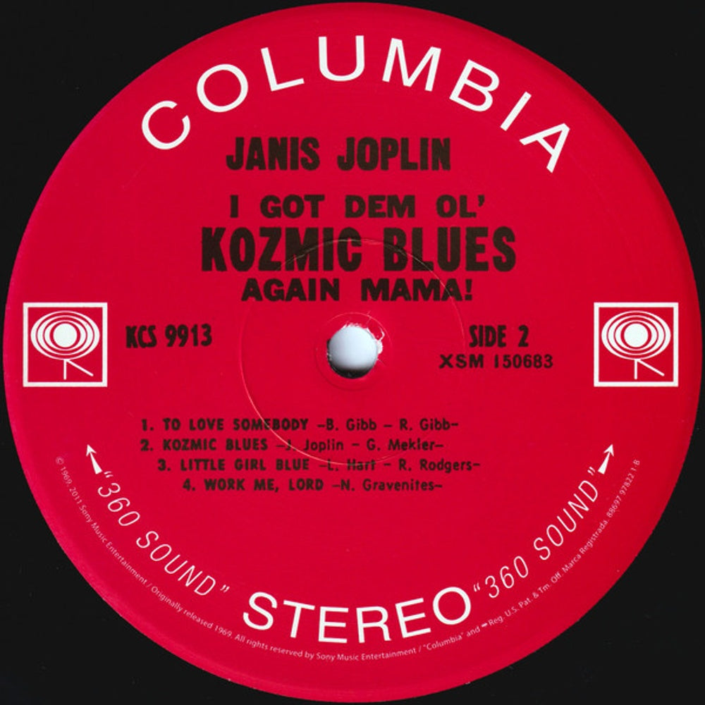 Janis Joplin – I Got Dem Ol' Kozmic Blues Again Mama (LP Vinyl) Vinyl Record