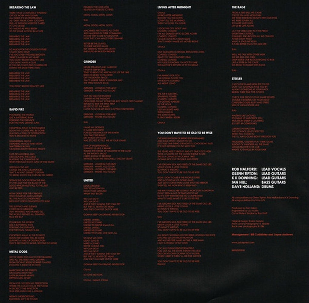 Judas Priest – British Steel (LP Vinyl) Vinyl Record