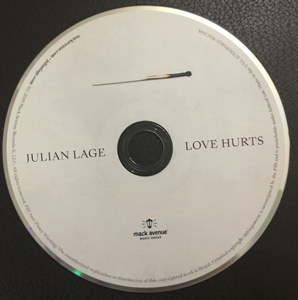 Julian Lage – Love Hurts Music CD