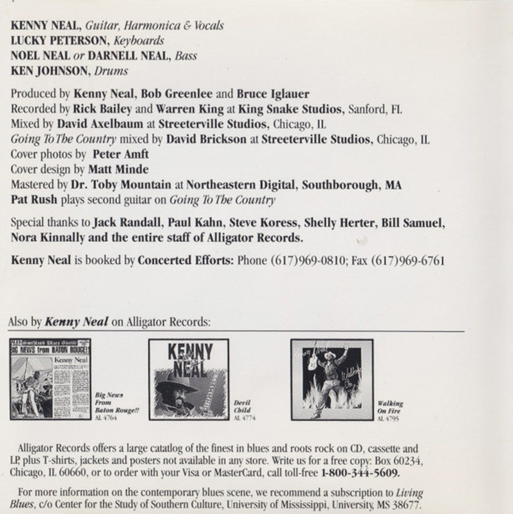 Kenny Neal – Bayou Blood Music CD