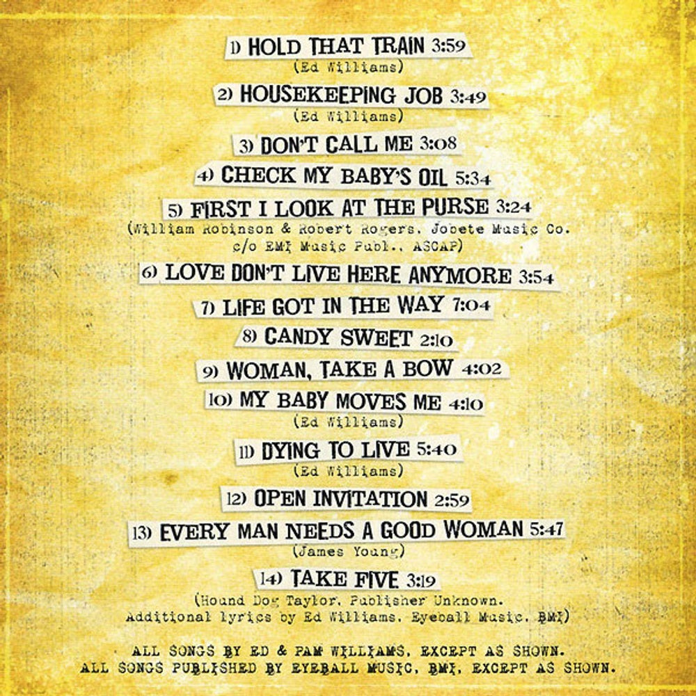 Lil' Ed & The Blues Imperials – Full Tilt Music CD