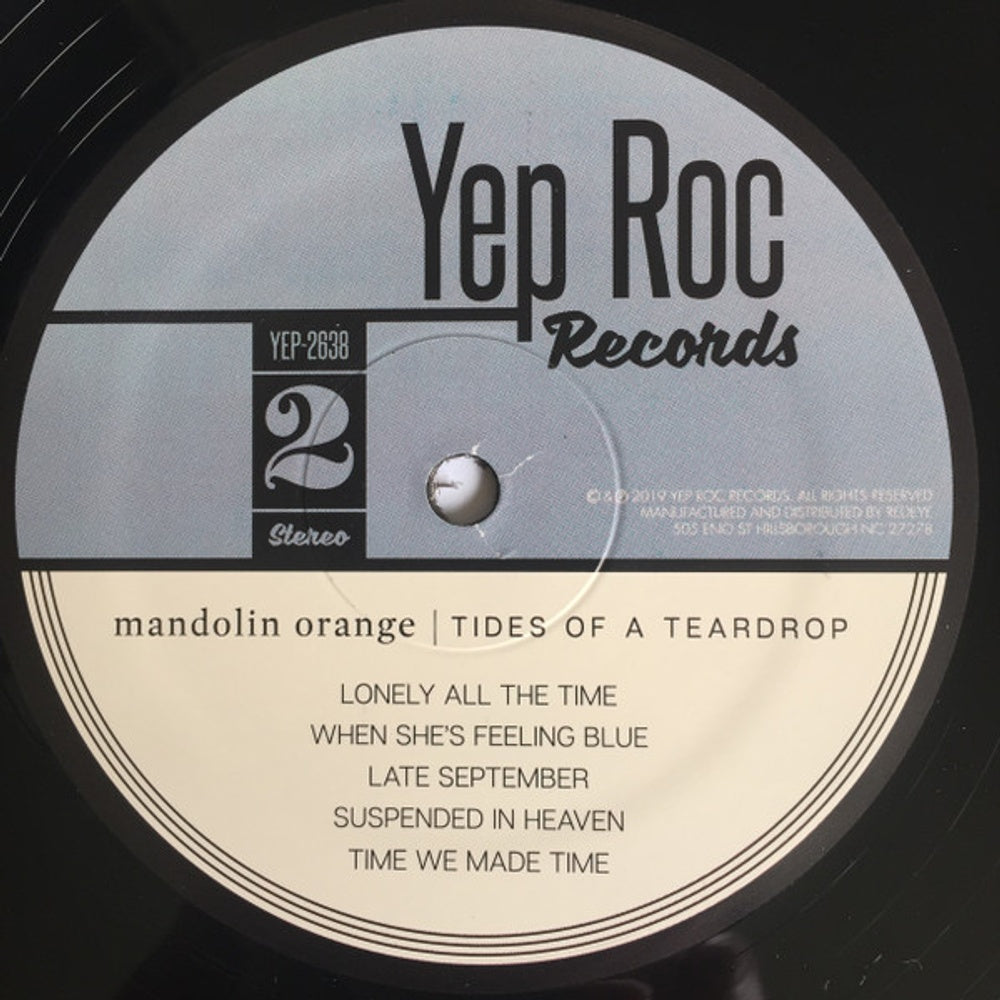 Mandolin Orange – Tides Of A Teardrop (LP Vinyl) Vinyl Record