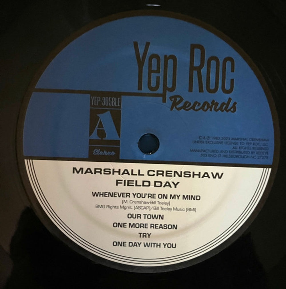 Marshall Crenshaw – Field Day (2-LP Vinyl) Vinyl Record