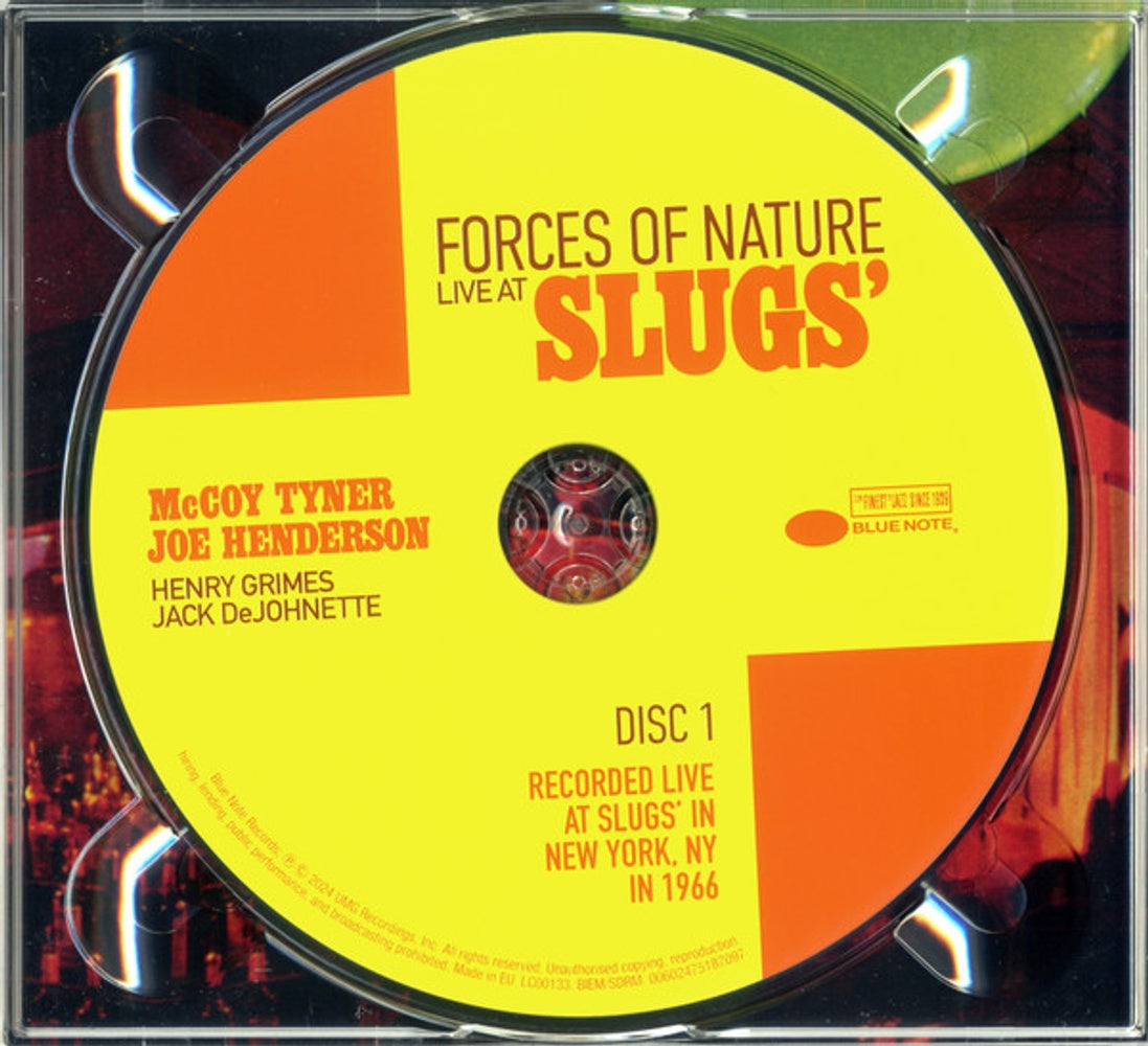McCoy Tyner / Joe Henderson – Forces Of Nature: Live At Slugs' (2-CD) Music CD