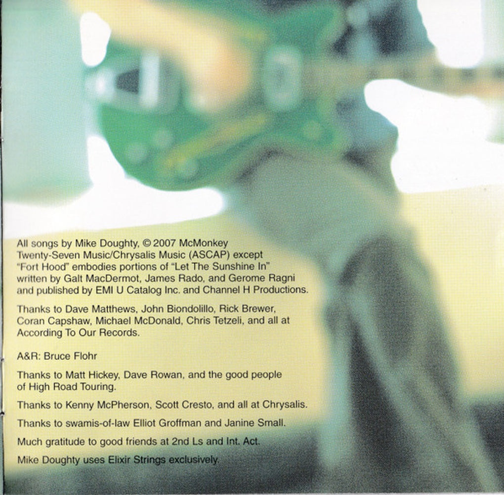 Mike Doughty – Golden Delicious Music CD