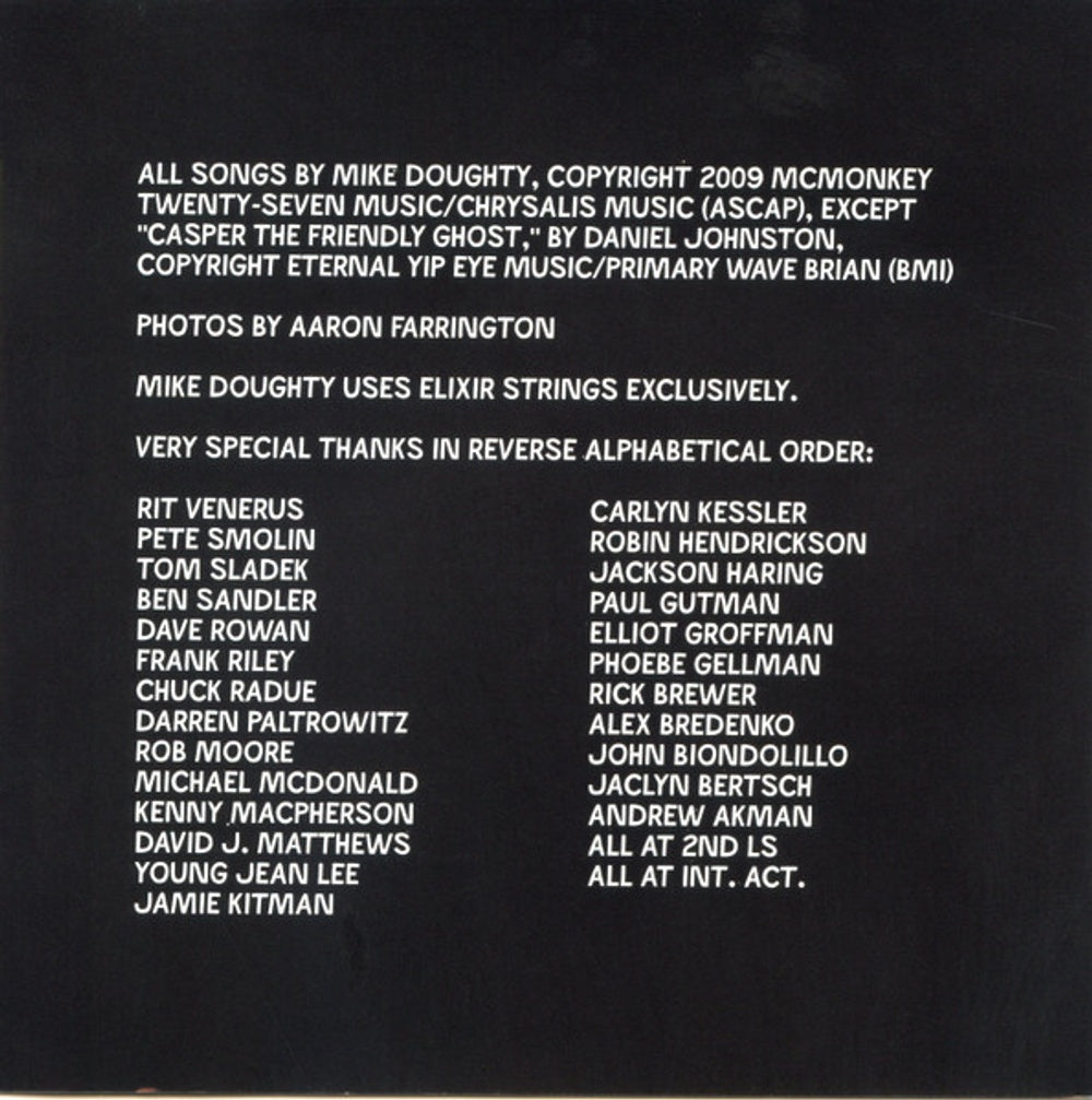 Mike Doughty – Sad Man Happy Man Music CD