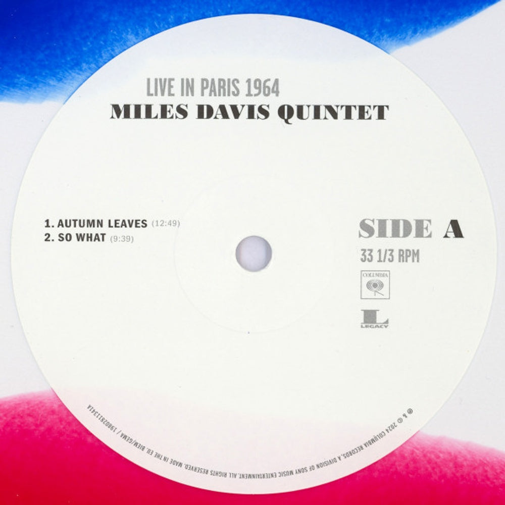 Miles Davis – Paris Jazz Festival, Salle Pleyel 10/1/1964 (2-LP Vinyl) Vinyl Record