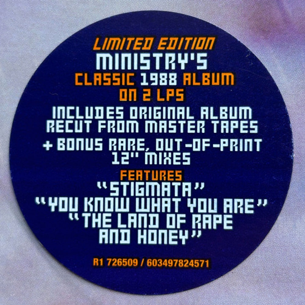 Ministry – Land Of Rape And Honey (2-LP Vinyl) Vinyl Record