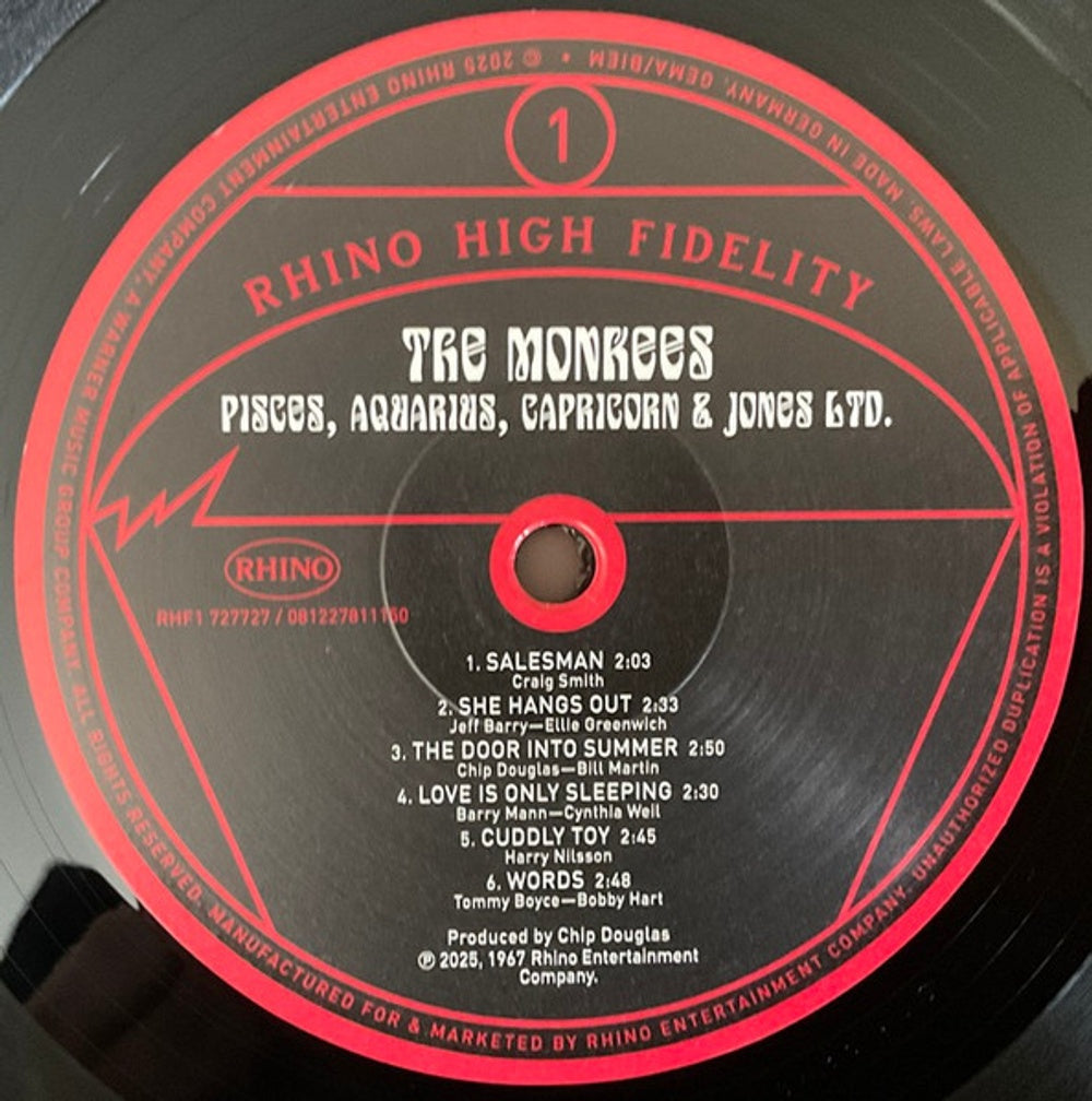 The Monkees – Pisces Aquarius Capricorn & Jones Ltd (LP Vinyl) Vinyl Record