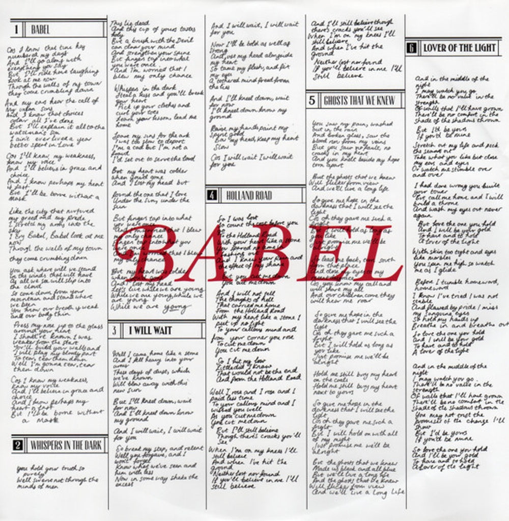 Mumford & Sons – Babel (LP Vinyl) Vinyl Record