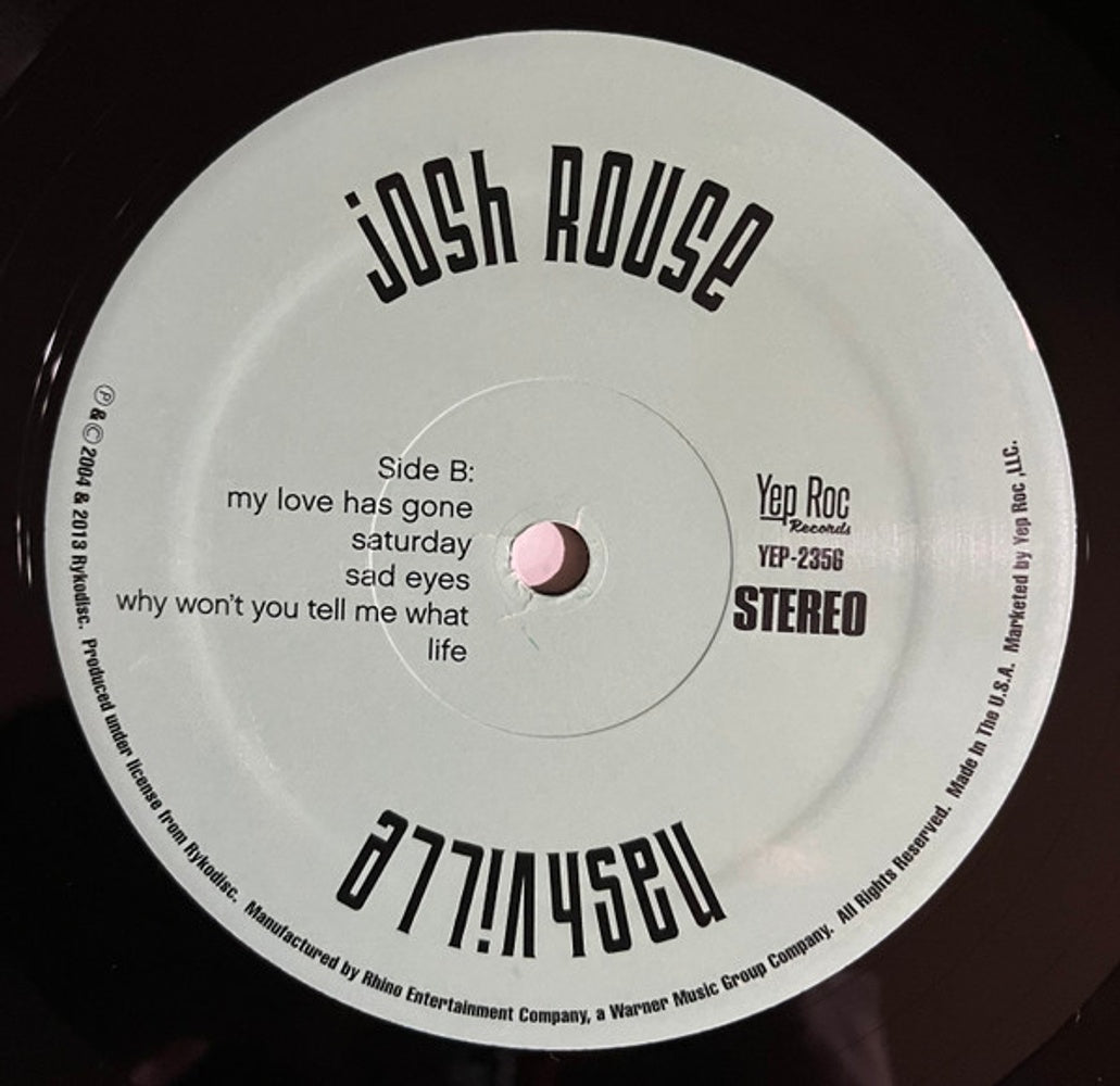Josh Rouse - Nashville (LP Vinyl) Vinyl Record
