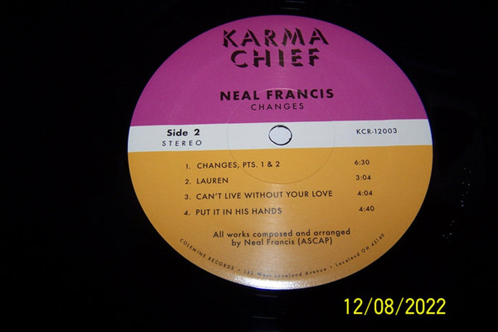 Neal Francis – Changes (LP Vinyl) Vinyl Record