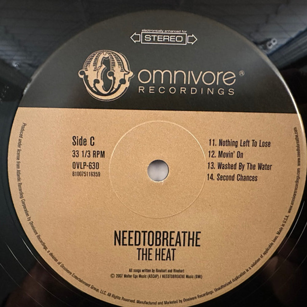 NEEDTOBREATHE – The Heat (2-LP Vinyl) Vinyl Record