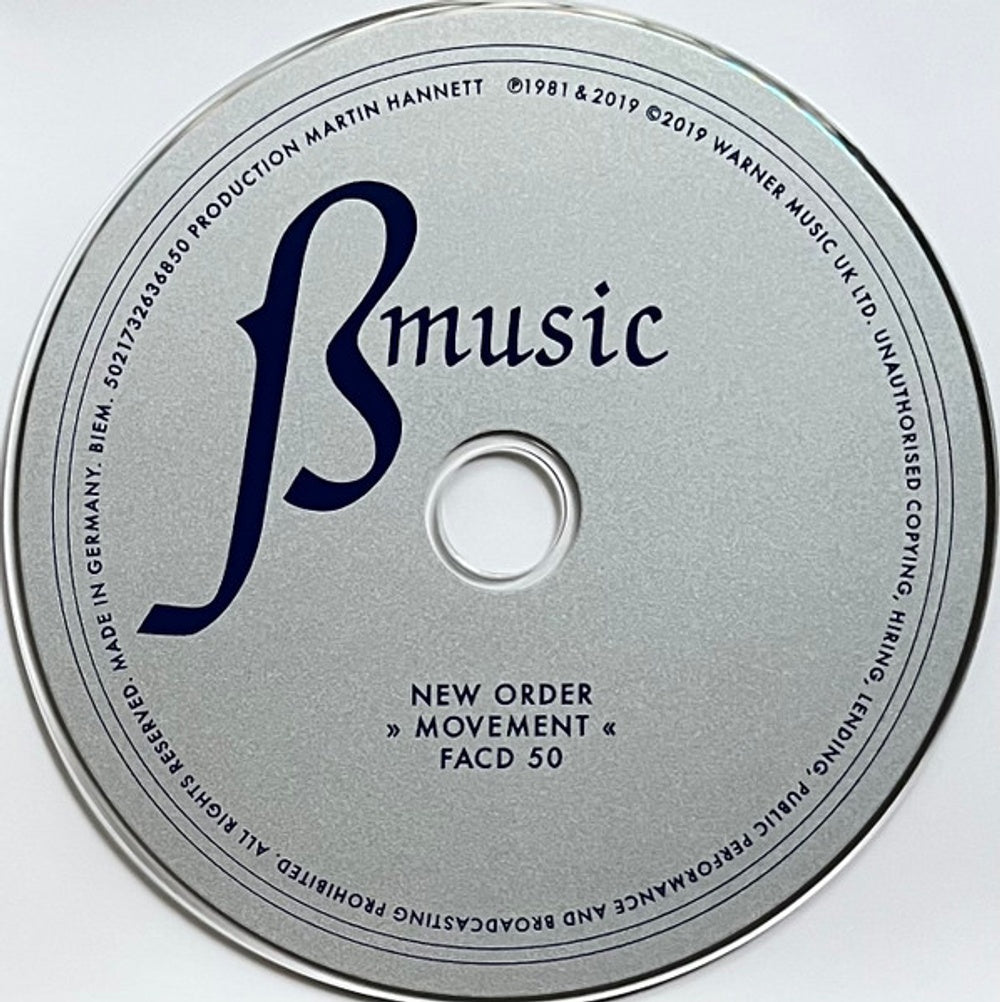 New Order – Movement (2-CD) Music CD
