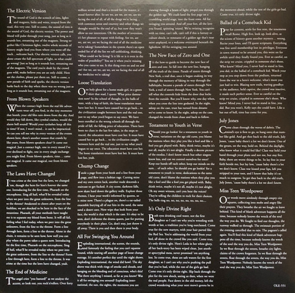 New Pornographers – Electric Version (LP Blue Vinyl) Vinyl Record