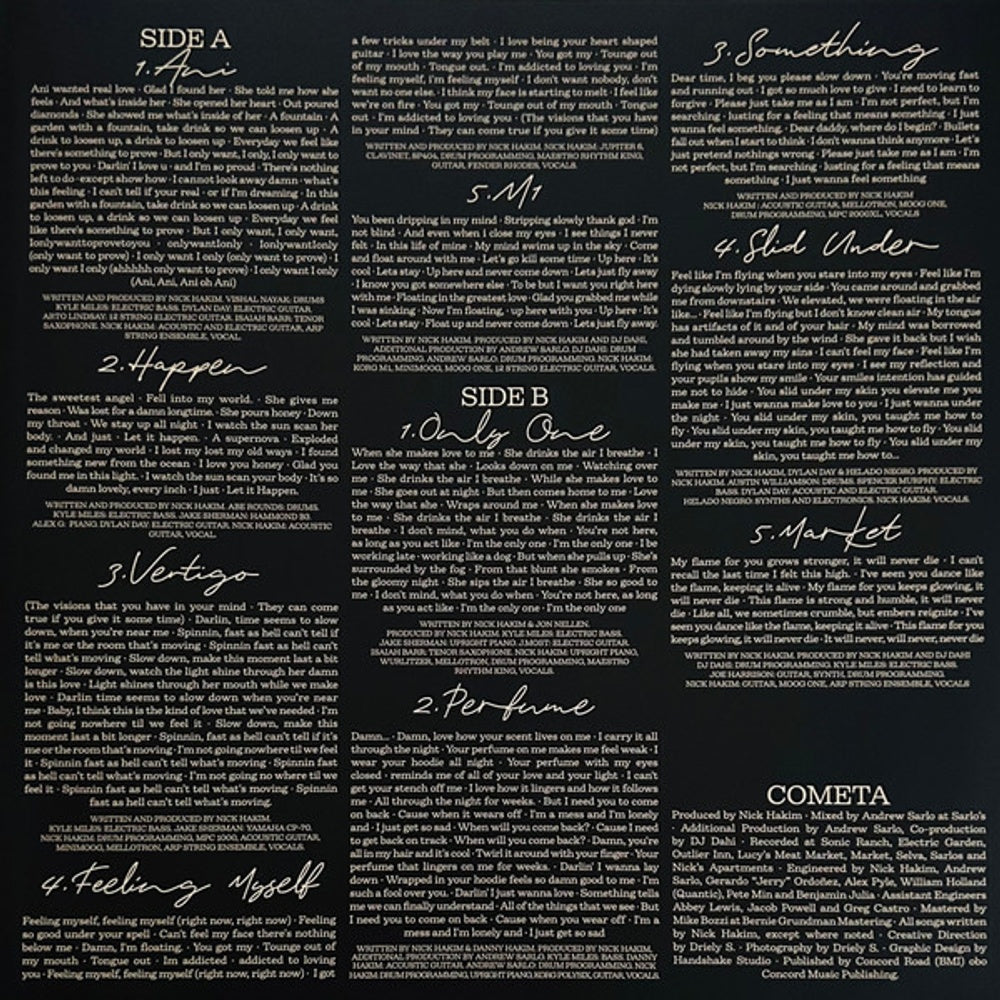 Nick Hakim – COMETA (LP Vinyl) Vinyl Record