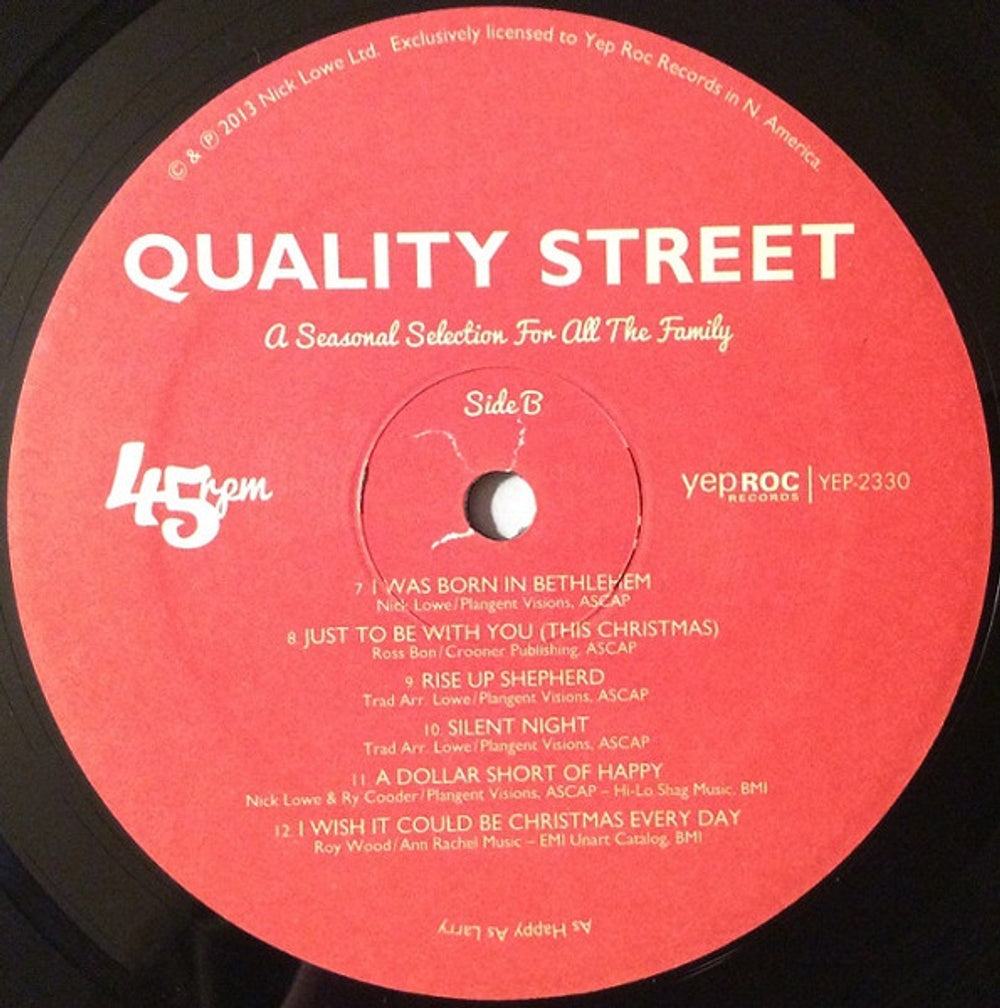 Nick Lowe – Quality Street: A Seasonal Selection For All The Family (LP Vinyl) Vinyl Record
