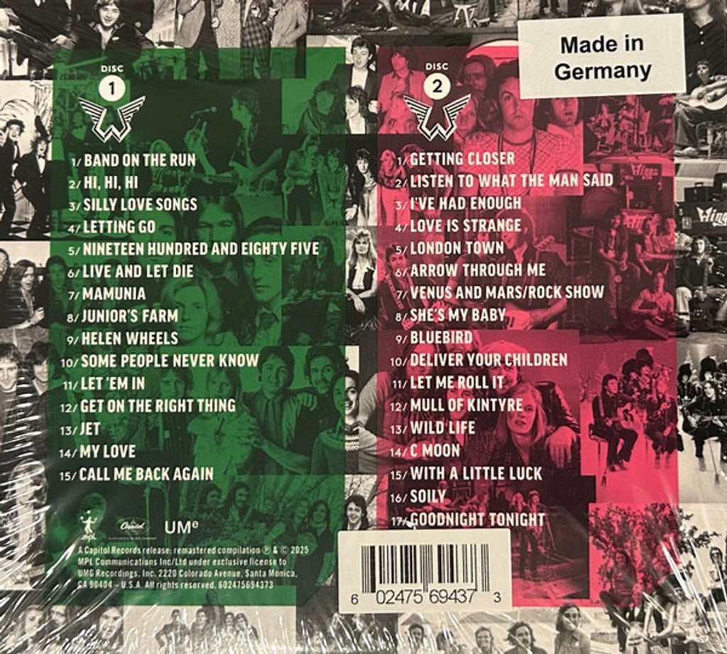 Paul McCartney And Wings – Wings (2-CD) Music CD