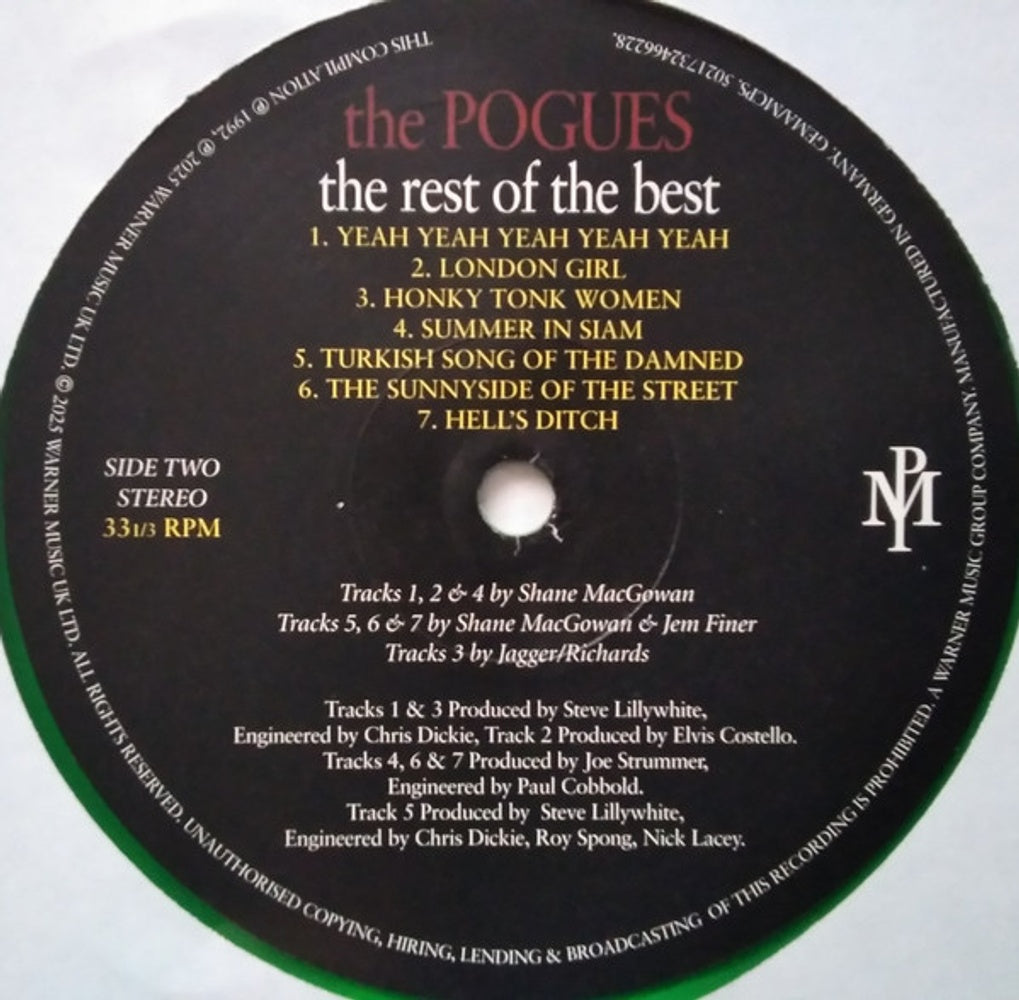 The Pogues – Rest Of The Best (LP Vinyl) Vinyl Record