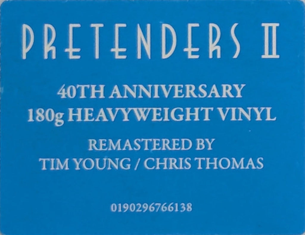 Pretenders – Pretenders II (LP Vinyl) Vinyl Record