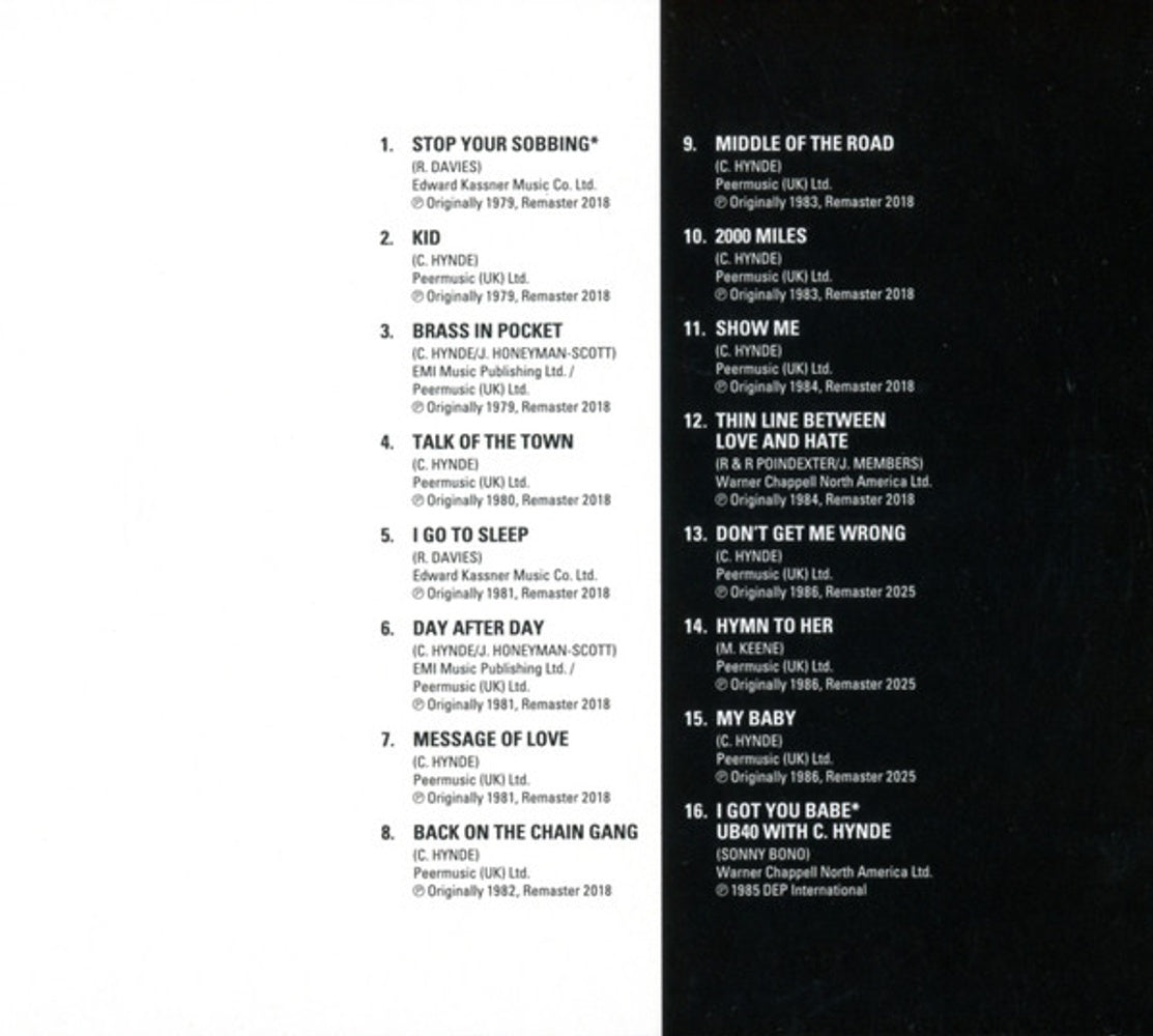 Pretenders – The Singles Music CD