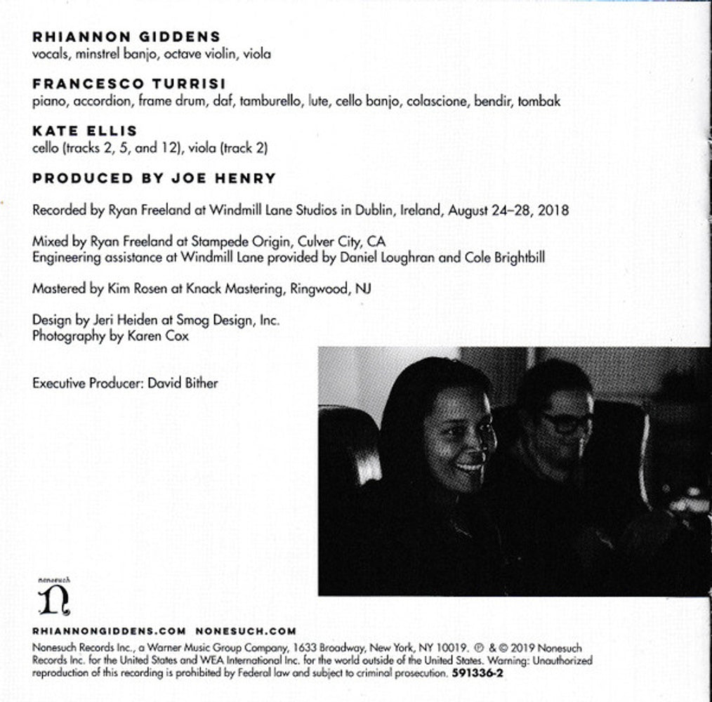 Rhiannon Giddens – There is No Other Music CD