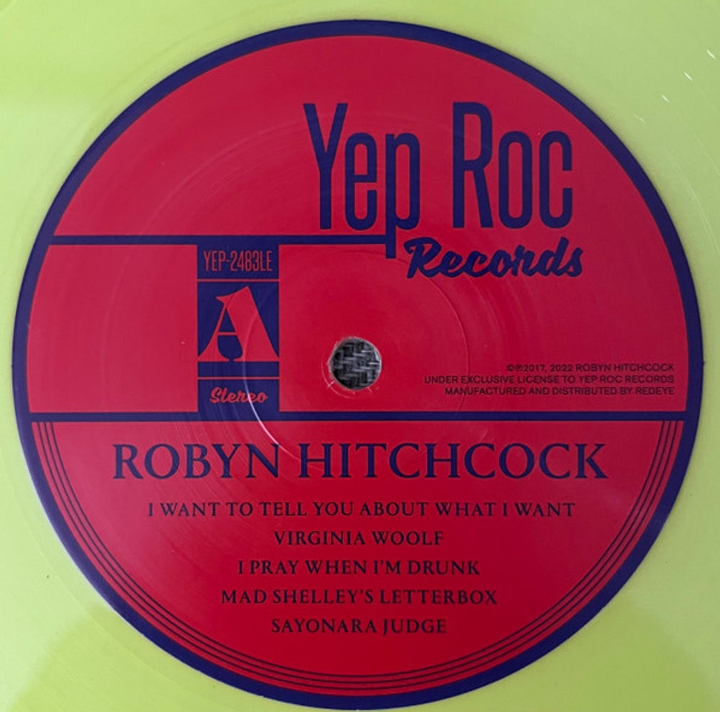 Robyn Hitchcock – Robyn (LP Neon Green Vinyl) Vinyl Record