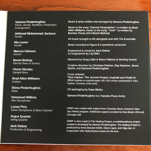 Samora Pinderhughes – GRIEF Music CD