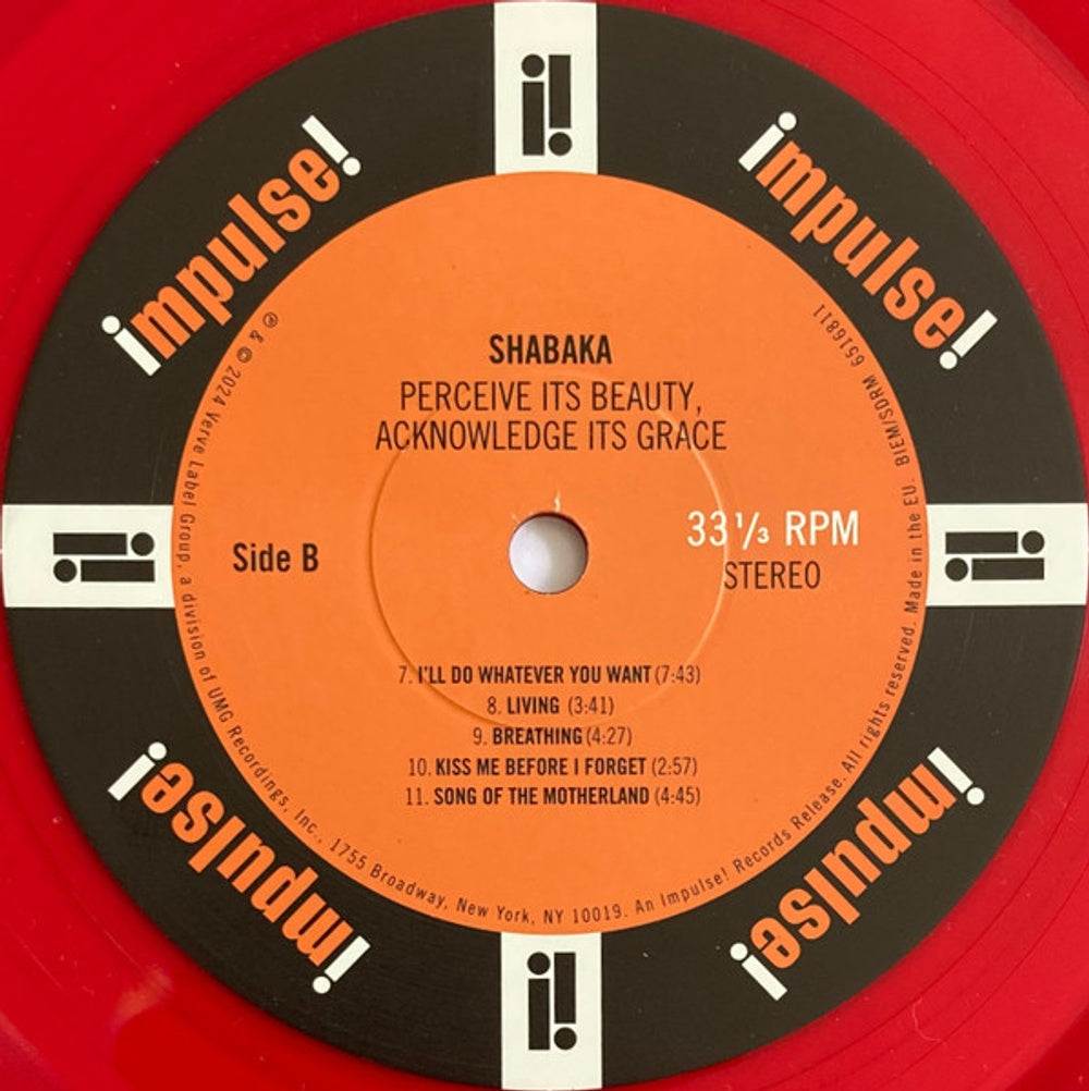 Shabaka – Perceive Its Beauty, Acknowledge Its Grace (LP Vinyl) Vinyl Record