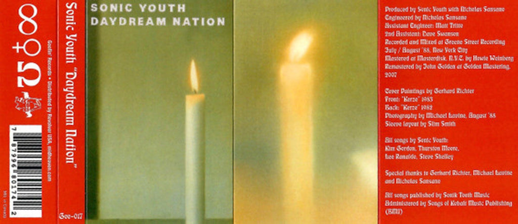 Sonic Youth – Daydream Nation Music Cassette Tape