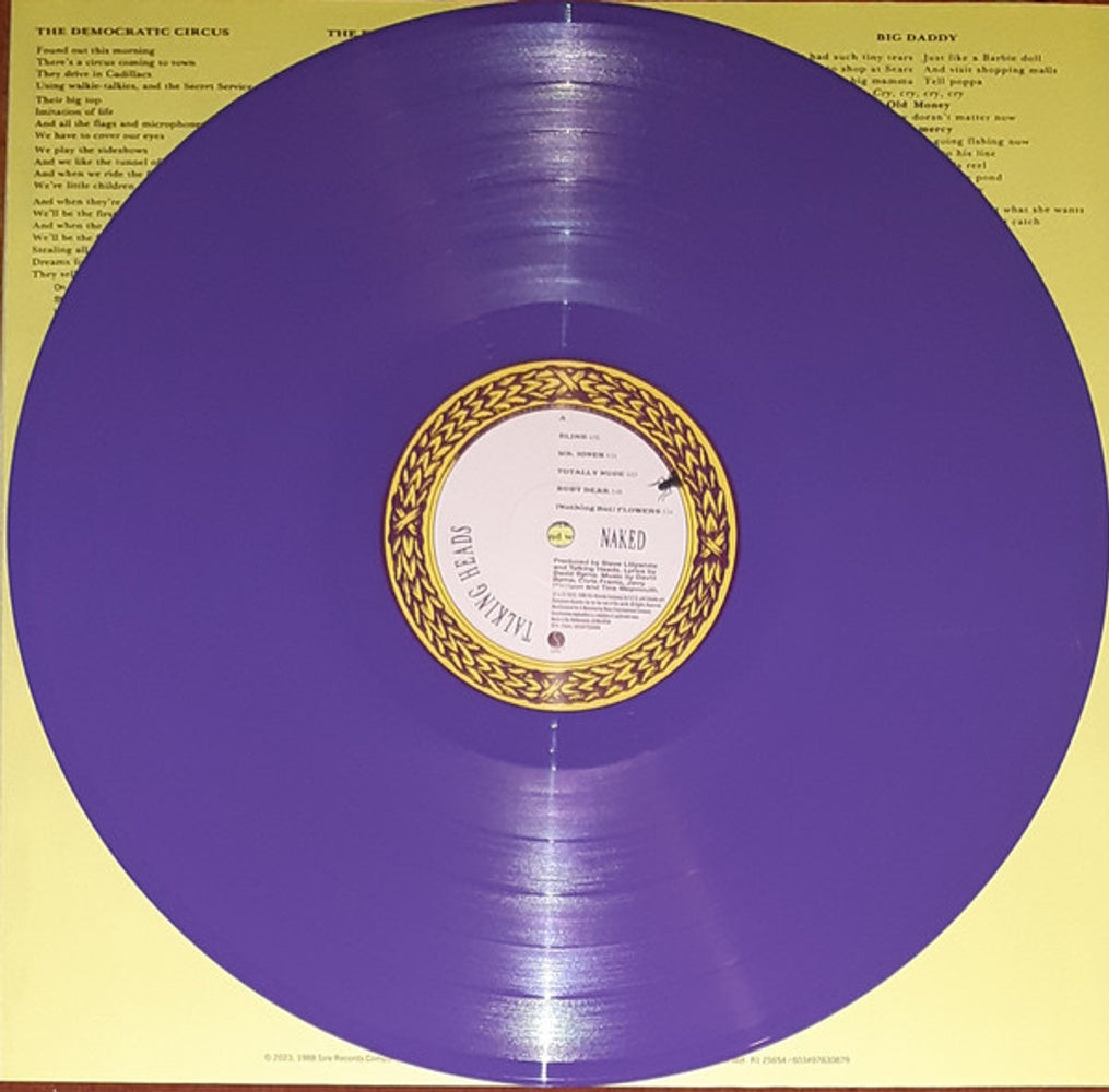 Talking Heads – Naked (LP Vinyl) Vinyl Record