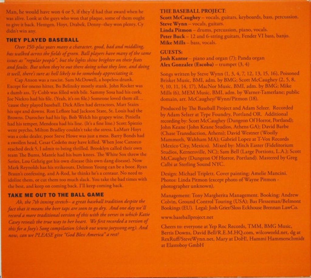 The Baseball Project – 3rd Music CD