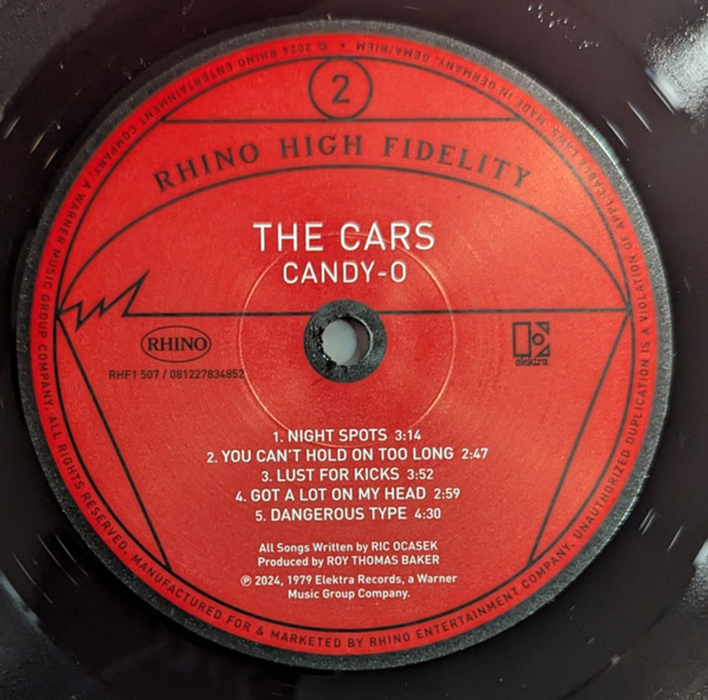 The Cars – Candy-O (LP Vinyl) Vinyl Record
