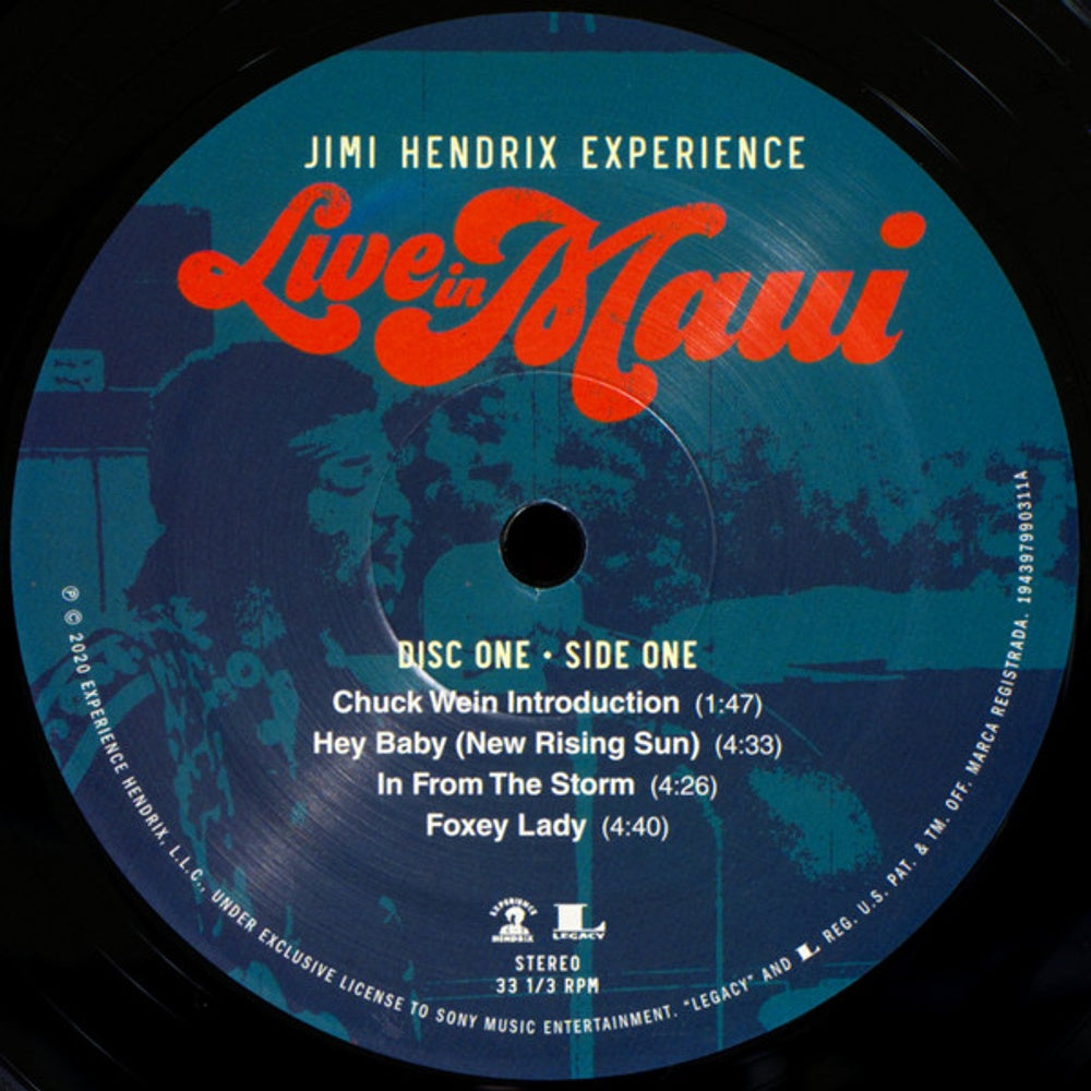 The Jimi Hendrix Experience – Live In Maui (3-LP Vinyl) Vinyl Record