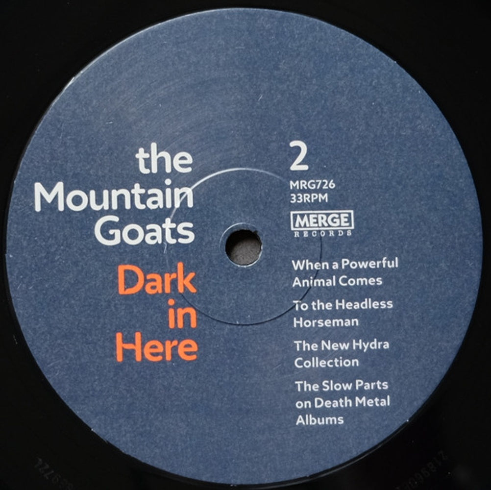 The Mountain Goats – Dark In Here (2-LP Vinyl) Vinyl Record
