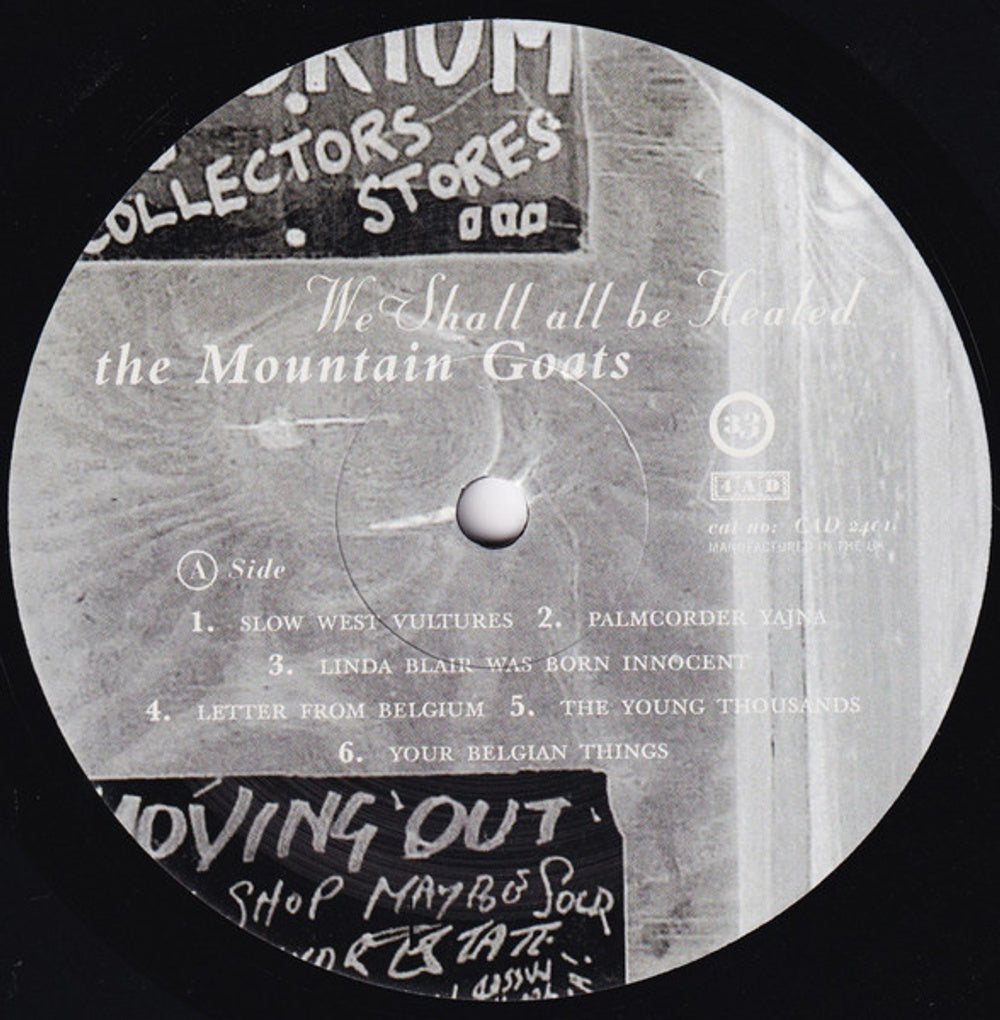 The Mountain Goats – We Shall All Be Healed (LP Vinyl) Vinyl Record