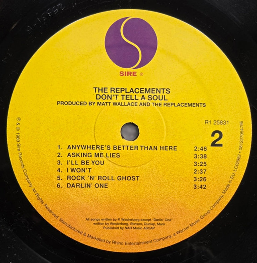 The Replacements – Don't Tell A Soul (LP Vinyl) Vinyl Record