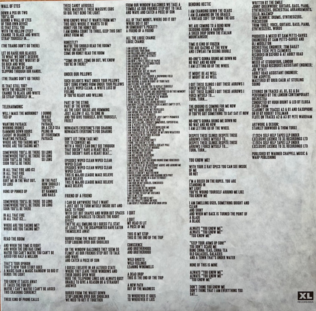 The Smile – Wall Of Eyes (LP Vinyl) Vinyl Record