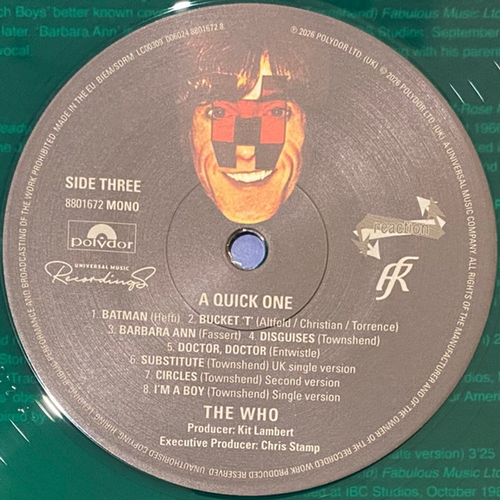 The Who – A Quick One (2-LP Vinyl) Vinyl Record