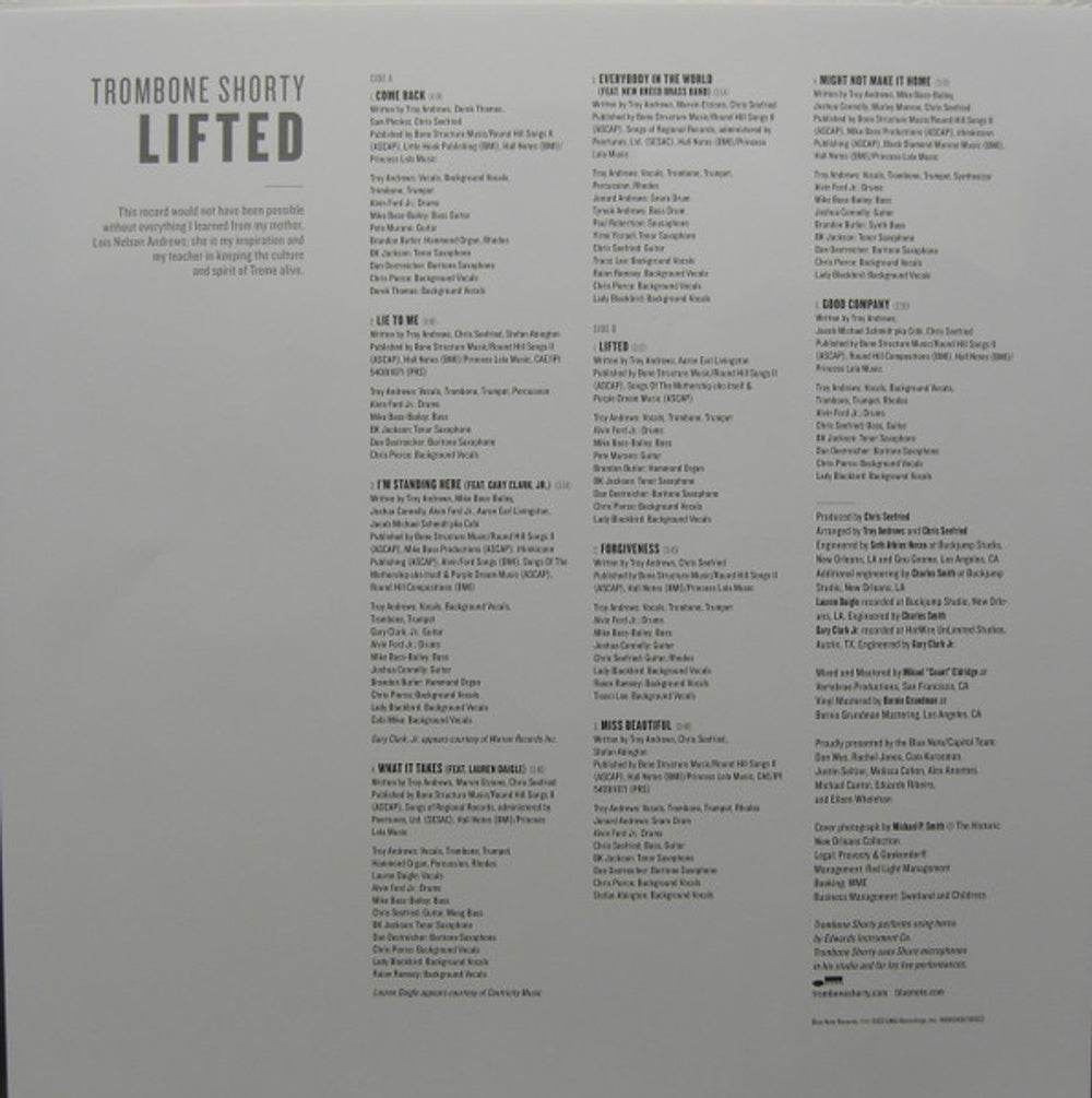 Trombone Shorty – Lifted (LP Vinyl) Vinyl Record
