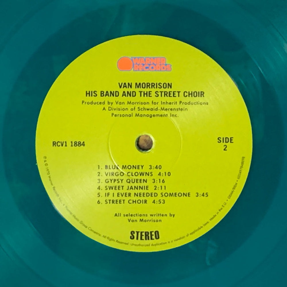 Van Morrison – His Band And The Street Choir (LP Vinyl) Vinyl Record
