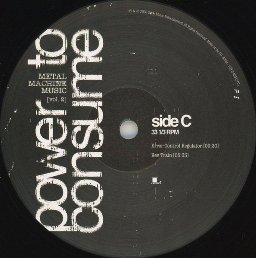 Metal Machine Music - Power To Consume Vol. 2 (2-LP Vinyl) Vinyl Record
